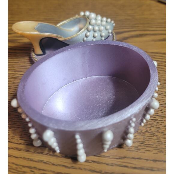 Vtg Bombay Shoe Trinket Box - Picture 7 of 7